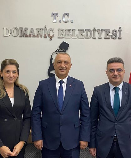 Tavşanlı Halkbank Şube Müdürü Yeşilova'dan, Başkan Uysal'a ziyaret