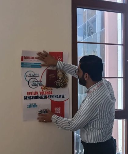 Kütahya’da evlenecek gençlere yönelik destek projesi için tanıtım çalışmaları sürüyor