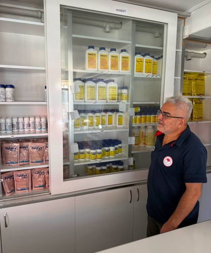 Gediz'de Bitki Koruma Ürünleri bayilerine denetim