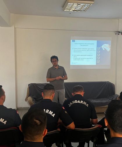 Gediz’de jandarma personeline sağlık taramaları ve organ bağışı eğitimi