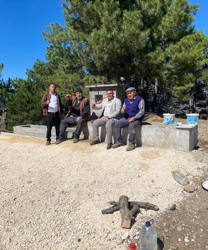 Gediz Yenikent'te çeşme başında çay buluşması gerçekleştirildi