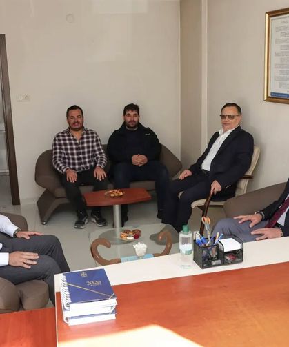 Başkan Kahveci'den, TMMOB Kütahya İl Temsilciliği'ne ziyaret