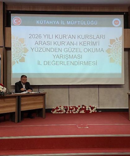 Kütahya'da "Kur'an-ı Kerim'i Yüzünden Güzel Okuma Yarışması" seçmeleri gerçekleştirildi