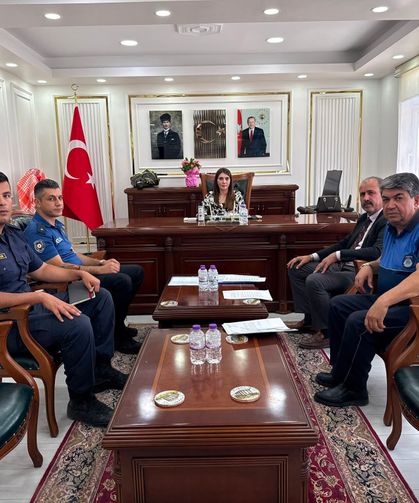 Çavdarhisar'da okul güvenliği için kritik toplantı gerçekleştirildi