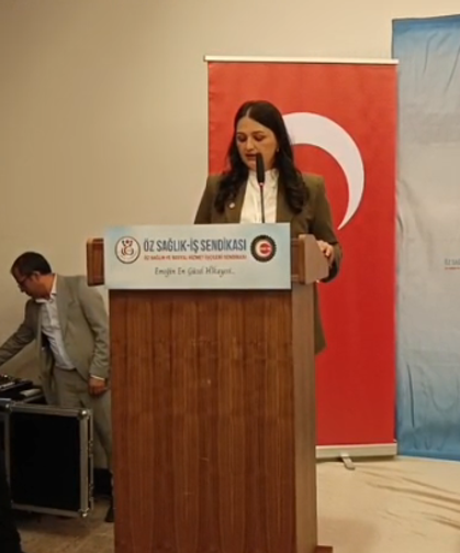 Öz Sağlık-İş Kütahya Şube Başkanı Hatice Başçam: “2 Bin 133 Üyemizle Güçlü Bir Teşkilatız”