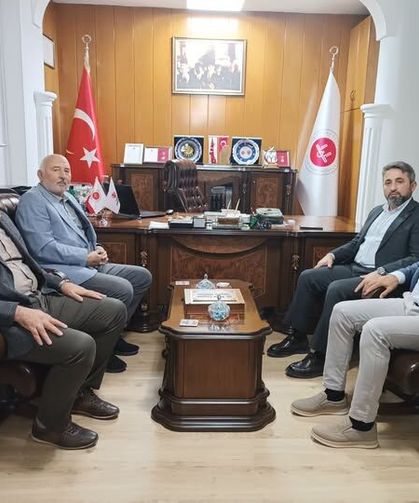 Şeyh Edebali Üniversitesi İlahiyat Fakültesi yönetiminden, Tavşanlı Müftüsü Ceylan'a ziyaret