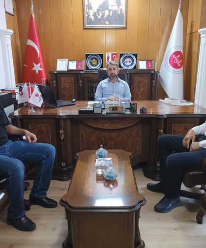 Tavşanlı'da emekli din görevlileri ve muhtarlardan müftü Ceylan'a ziyaret