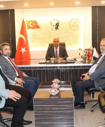 Tavşanlı İlçe Müftüsü Ceylan'dan, İlçe Millî Eğitim Müdürlüğü'ne ziyaret