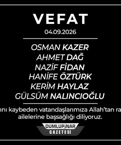 Kütahya'da 6 vatandaş hayatını kaybetti