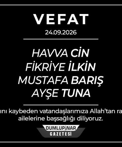 Kütahya'da acı gün: 4 vatandaş hayatını kaybetti