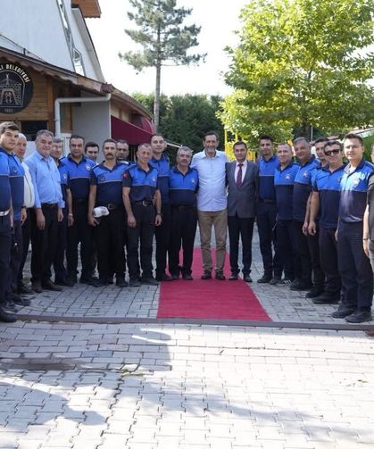 Tavşanlı'da Başkan Derin, zabıta personeli ile kahvaltı programında buluştu