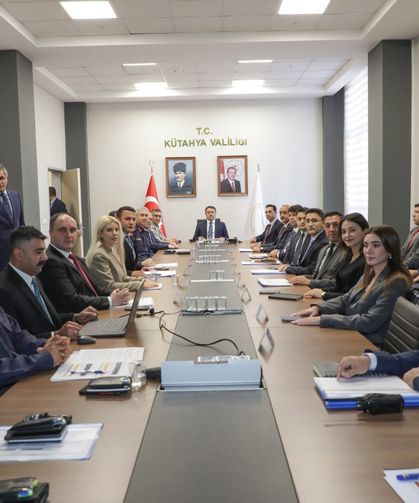 Kütahya'da İl Güvenlik ve Asayiş Toplantısı gerçekleştirildi
