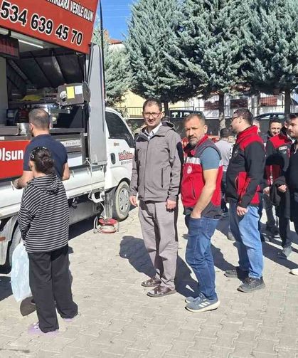 Hisarcık İlçe Hastanesinde 3 bin kişiye lokma ikramı