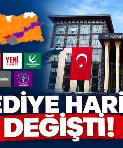 Belediye haritası değişti! Türkiye’de belediyelerin siyasi dağılımında dikkat çeken değişim
