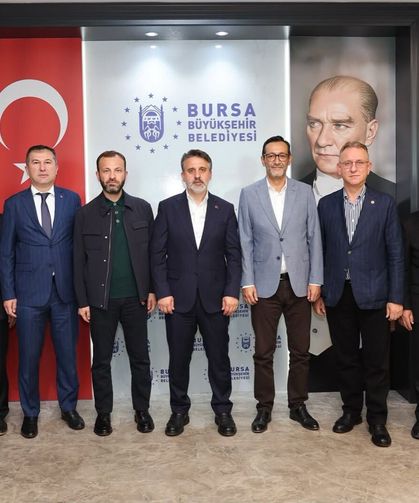 Ak Parti Kütahya Milletvekilleri ve Tavşanlı heyetinden Bursa’da iş birliği ziyareti