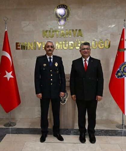 DPÜ Rektörü Kızıltoprak'tan,  İl Emniyet Müdürü Tandoğan'a hayırlı olsun ziyareti