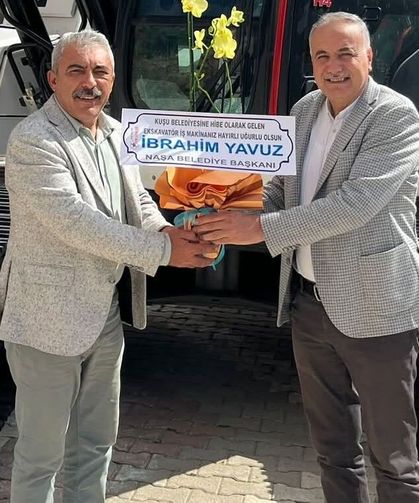 Naşa Belediye Başkanı Yavuz'dan, Kuşu Belediyesi'ne hayırlı olsun ziyareti