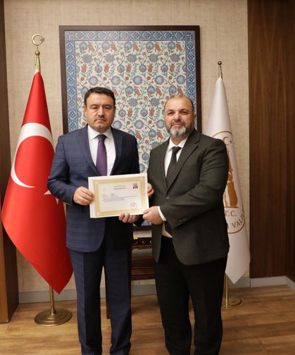 İl Müftüsü Dr Açık'tan, Vali Işın'a veda ziyareti