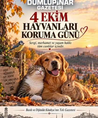 4 Ekim Dünya Hayvanları Koruma Günü’nü Kutluyoruz