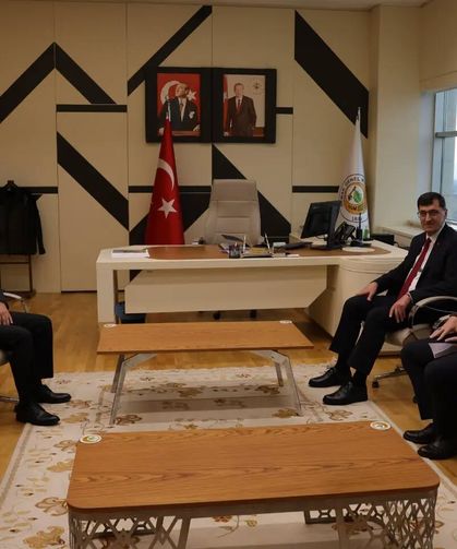 Başkan Kahveci'den, Orman Bölge Müdürü Karartı’ya hayırlı olsun ziyareti