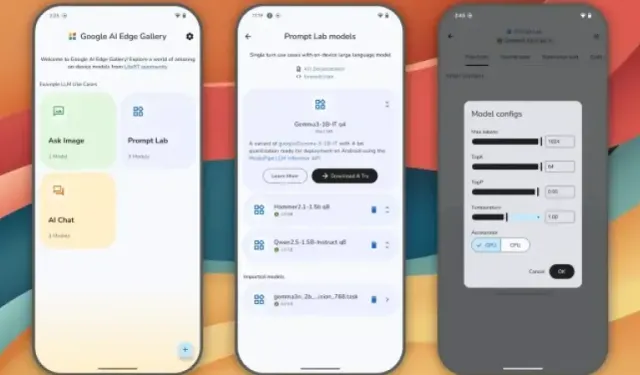 Google, AI modellerini telefonlara getiren uygulamayı sundu