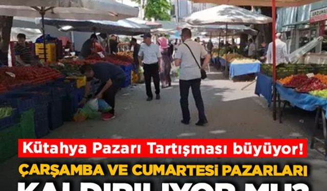 Kütahya’da Pazar Yeri Tartışması Büyüyor: Sessiz Kalmayacağız!