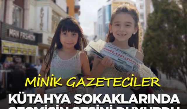 Minik gazeteciler, Kütahya sokaklarında geçmişin sesini duyurdu