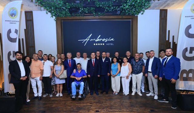 Muğla Valisi İdris Akbıyık, Bodrum Gazeteciler Cemiyeti ile buluştu
