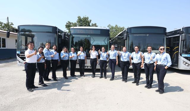 Muğla'da 29 kadın otobüs şoförü görev yapıyor