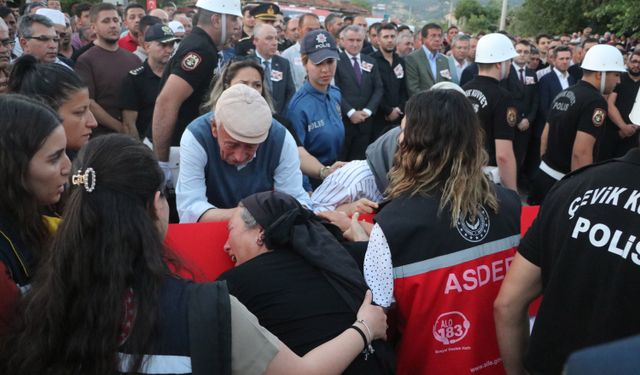 Yangında Şehit Düşen İki Arkadaş, Birlikte Uğurlandı