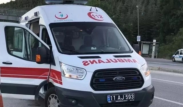 Devrilen Bisiklet Sürücüsünü Yaraladı