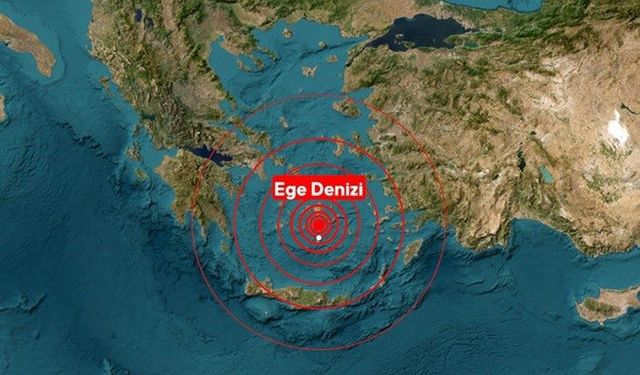 Ege’de Korkutan Deprem! 4.8 Büyüklüğünde Sarsıntı