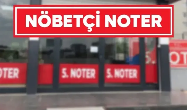 Kütahya’da Bu Hafta Sonu Hangi Noter Nöbetçi?