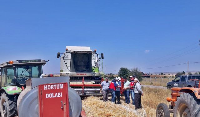 Kütahya'da yangın riskine karşı tarla denetimleri sürüyor