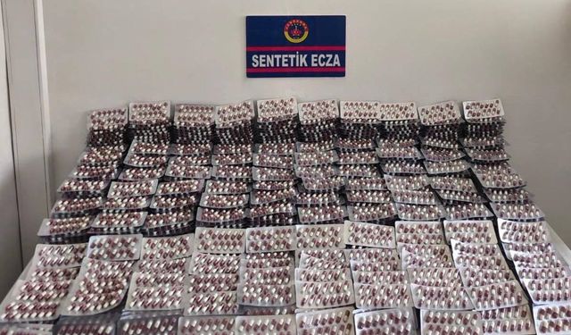Sentetik Hap Dolu Araç Durduruldu