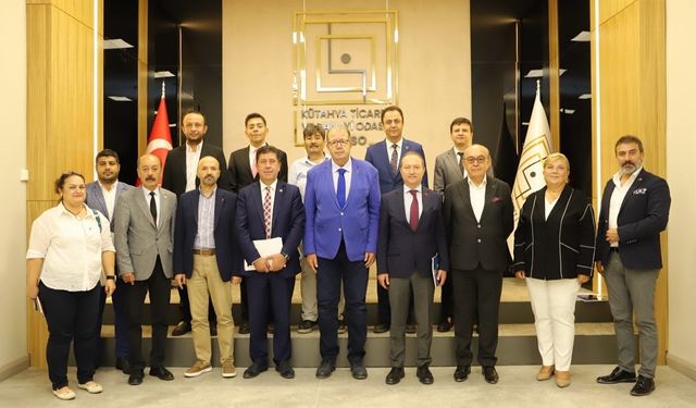 CHP Heyetinden KUTSO’ya Nezaket Ziyareti: Kütahya Ekonomisi Masaya Yatırıldı