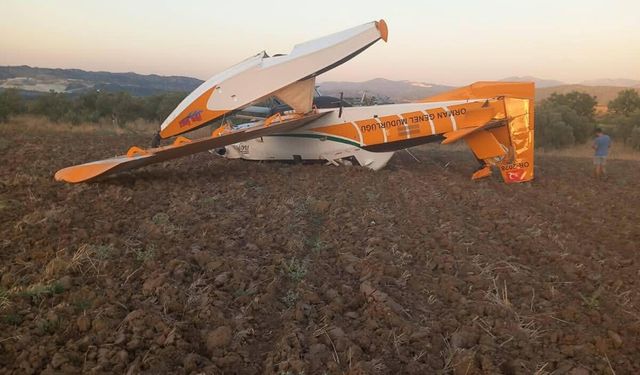 Muğla’da düşen uçak bulunduğu yerden kaldırıldı
