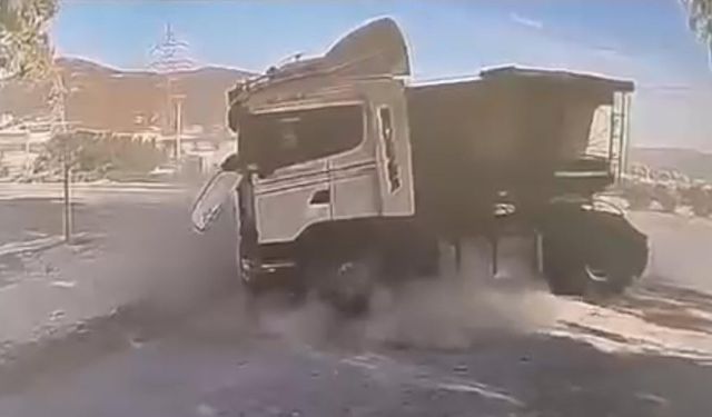 TIR Şoförünün Dikkati Faciayı Önledi