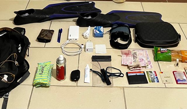 Yüzerek Yunanistan'a geçmeye çalışırken yakalandı