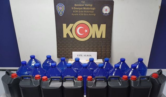 Kaçak Alkol Operasyonu: 120 Litre Ele Geçirildi