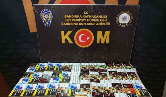 Kaçak makaron operasyonu