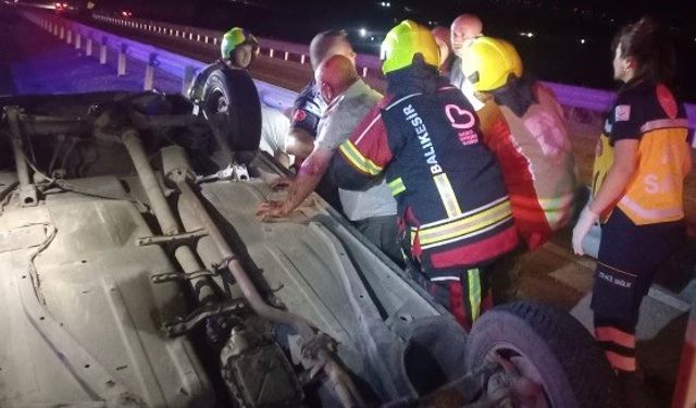 Karayolda otomobil kazası: 1 kişi hastanede