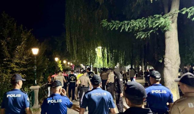 Kent genelinde polis uygulaması genişletildi