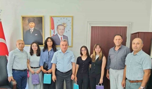 YKS Birincilerinden Kaymakam Öztürk’e Ziyaret