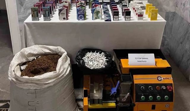Tütün kaçakçılığına darbe: 19 kilo tütün ele geçirildi