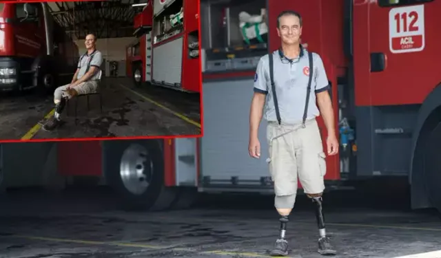İtfaiyeci Mümtaz, Bacaklarını Kaybetti Ama Mesleğini Asla Bırakmadı