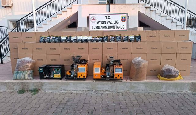 Kaçak tütün baskınında milyonluk ürün yakalandı