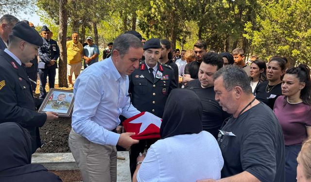 Kazada hayatını kaybeden astsubay toprağa verildi
