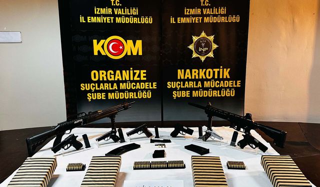 Silah kaçakçılığı ve zehir ticareti operasyonu: 7 tutuklama