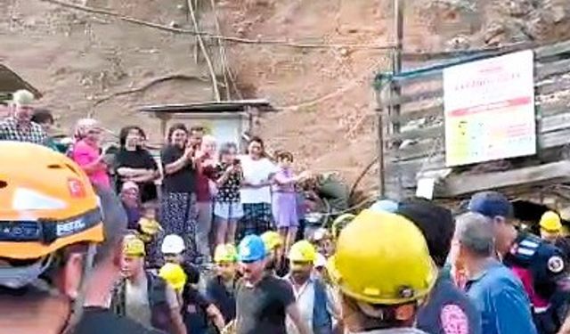 Göçük altında kalan madenciler kurtarıldı
